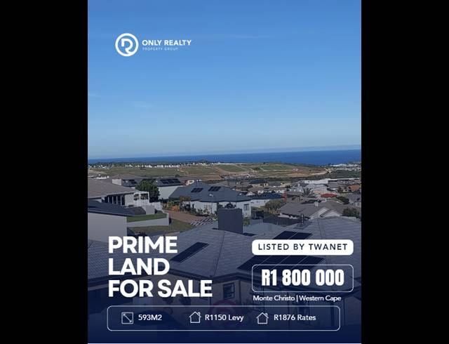 600M² VACANT LAND FOR SALE IN MONTE CHRISTO